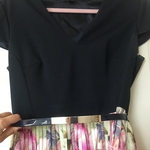 Blue Daysee Pure Peony Pleated Skirt Dress